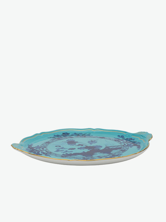 Ginori 1735 Cake Plate Oriente Italiano Iris