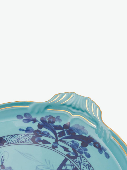 Ginori 1735 Cake Plate Oriente Italiano Iris