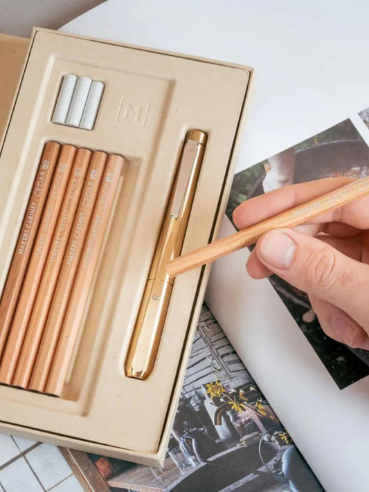 Makers Cabinet Ferrule Brass Pencil Extender