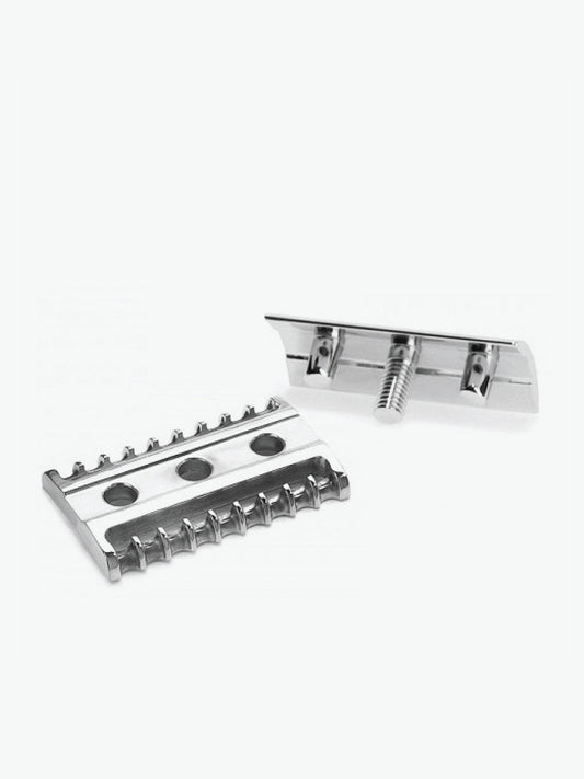 Muhle Traditional Open Comb Safety Razor Silver | C