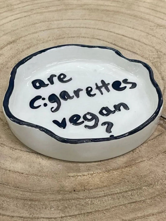 Σταχτοδοχείο Rhea Kalo Squashed Ashtray Are Cigarettes Vegan