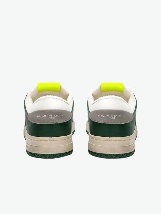 Philippe Model Lyon Sneakers Green and Yellow