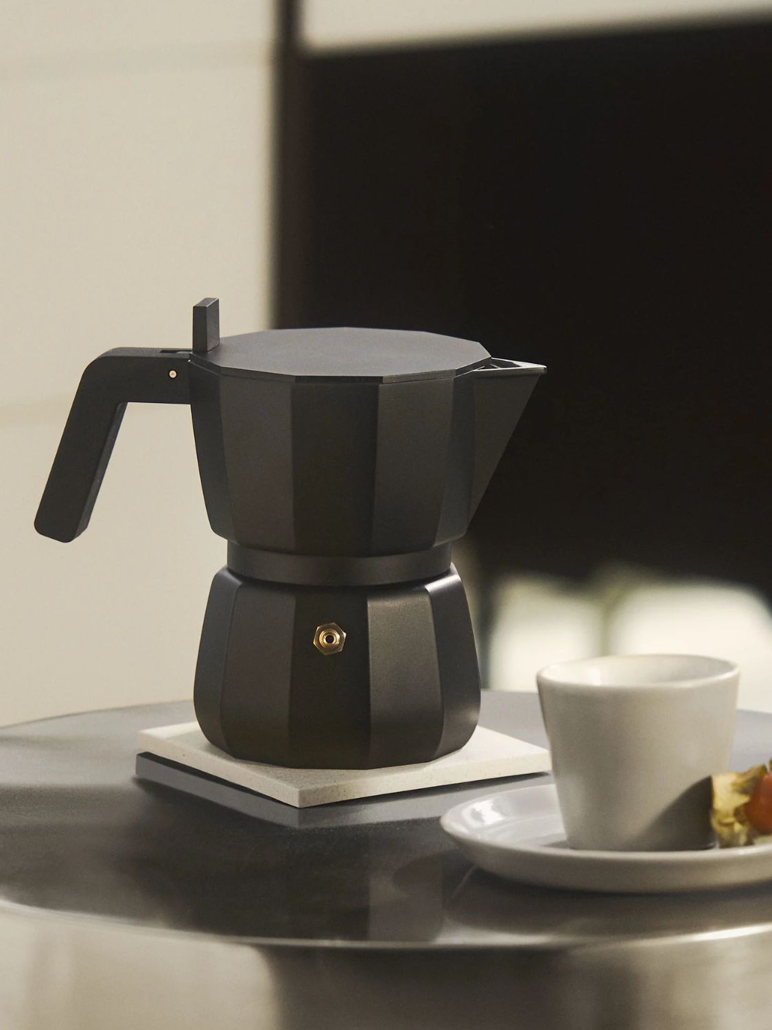 Alessi Espresso Coffee Maker Black Moka