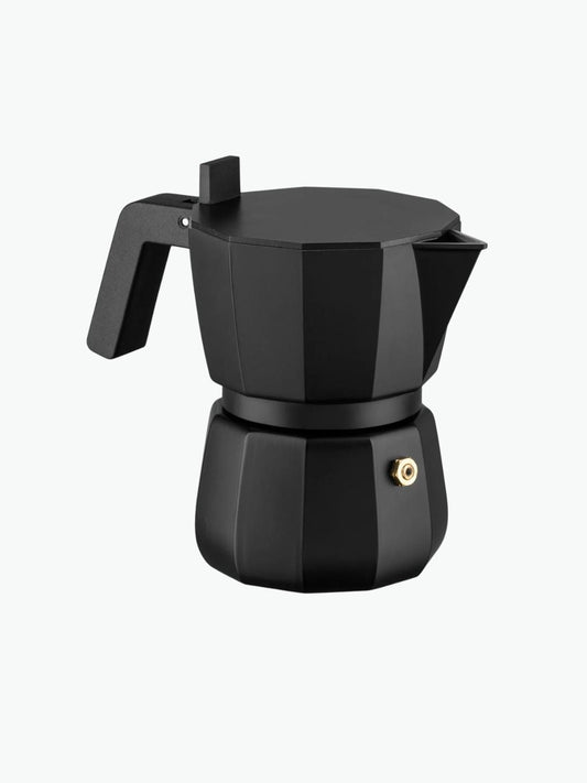Alessi Espresso Coffee Maker Black Moka