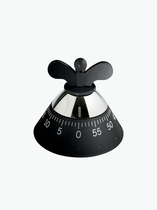 Alessi Kitchen Timer Black