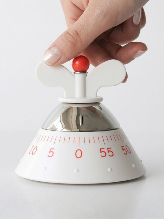Alessi Kitchen Timer White