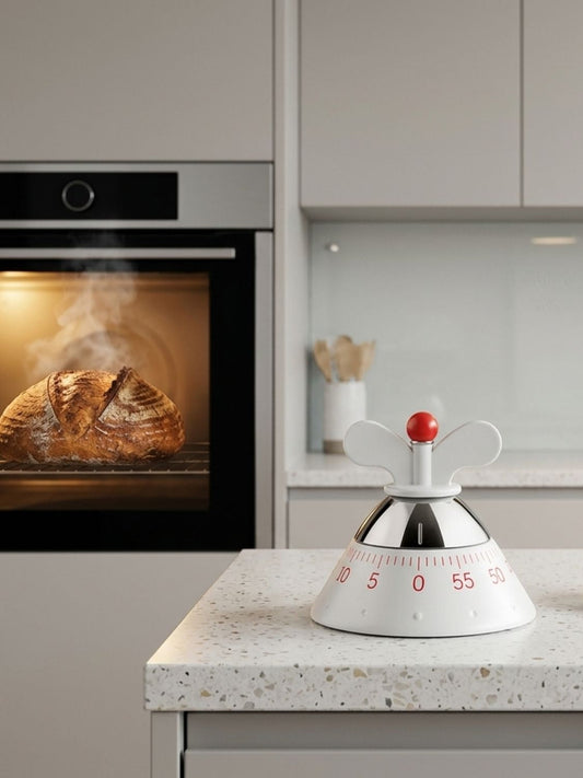 Alessi Kitchen Timer White