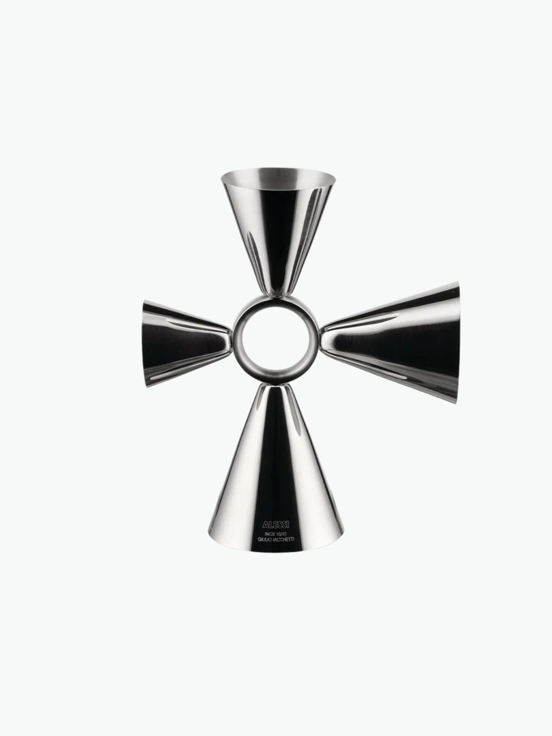 Alessi The Tending Box Quadri Combo Jigger