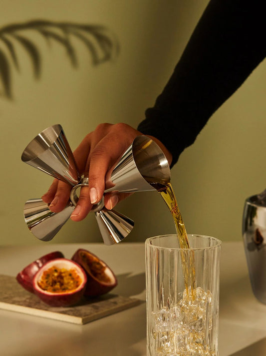 Alessi The Tending Box Quadri Combo Jigger