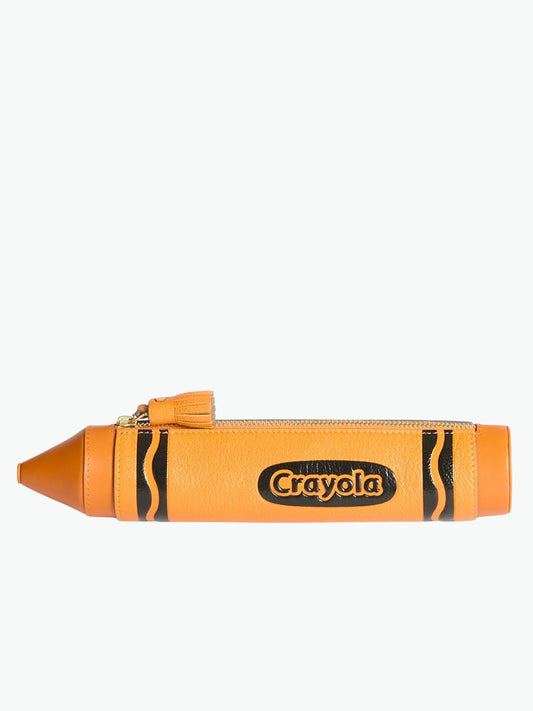 Anya Hindmarch Crayola Pencil Case Sunset Orange