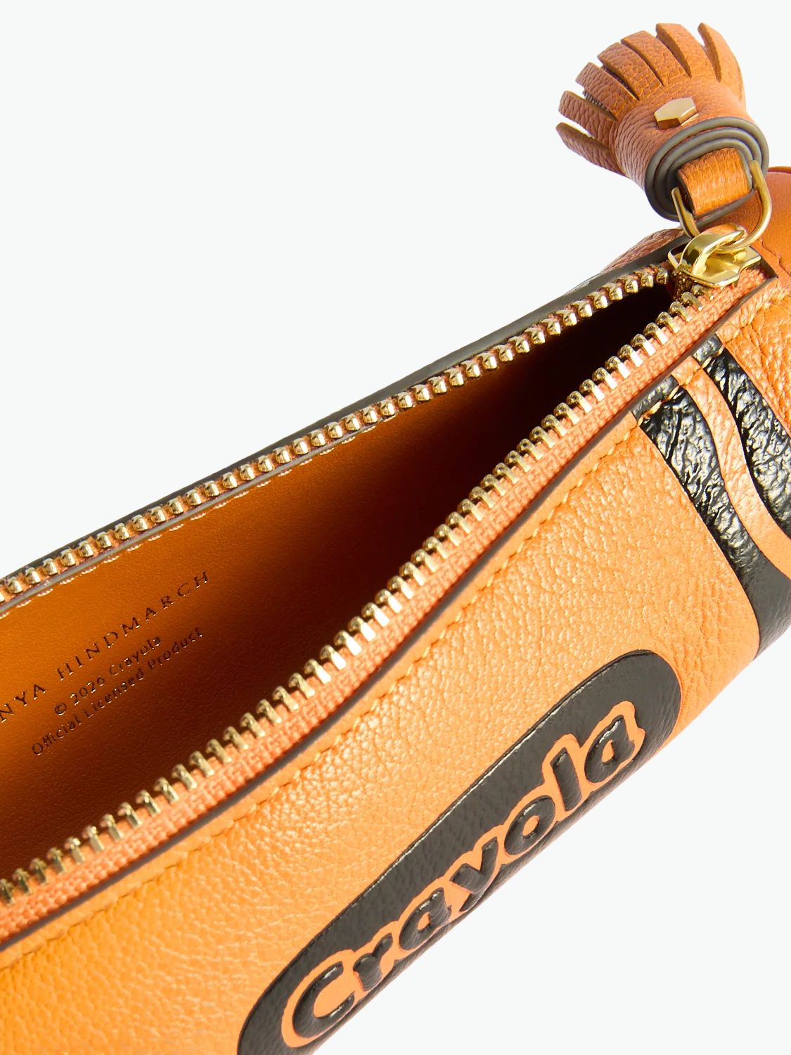 Anya Hindmarch Crayola Pencil Case Sunset Orange