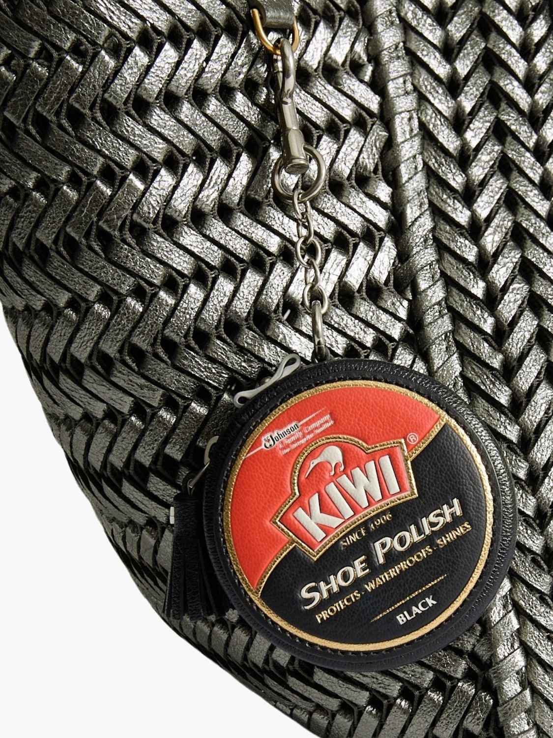 Anya Hindmarch Kiwi Shoe Polish Coin Purse Charm