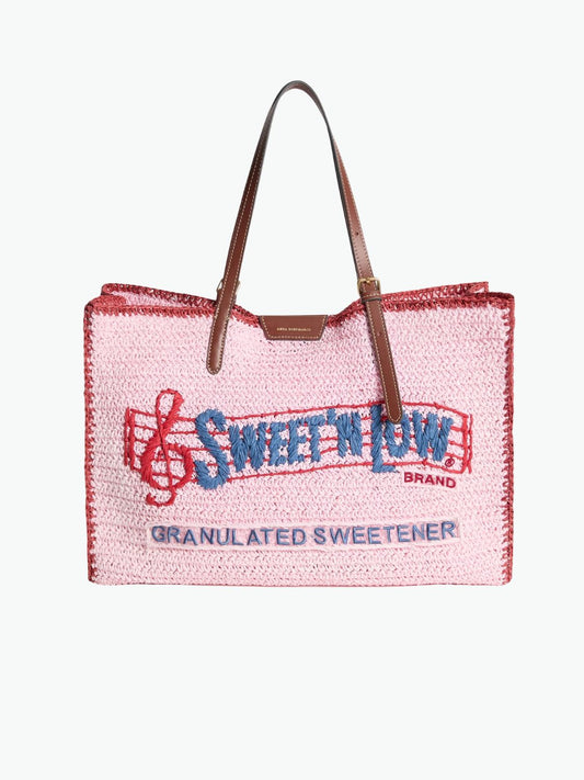 Anya Brands Sweet 'N Low Raffia Tote