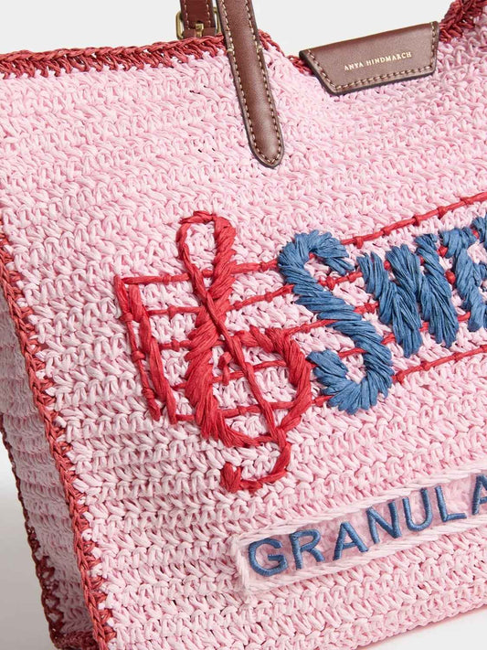Anya Brands Sweet 'N Low Raffia Tote