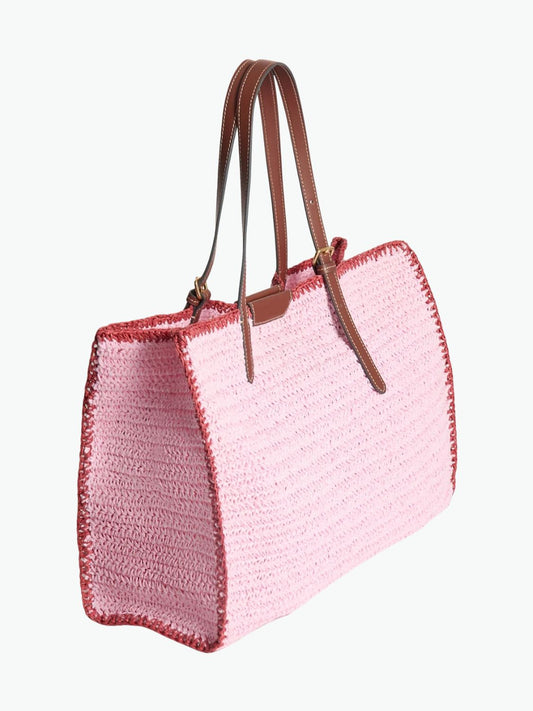 Anya Brands Sweet 'N Low Raffia Tote