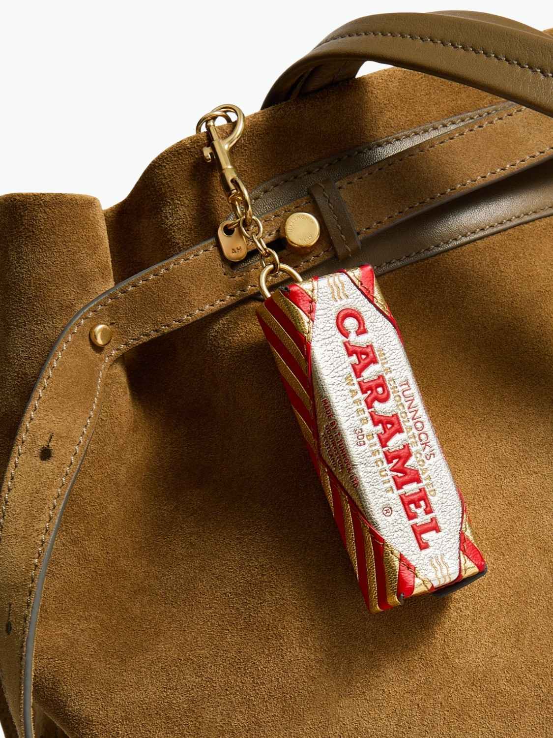 Anya Hindmarch Tunnocks Caramel Biscuit Charm
