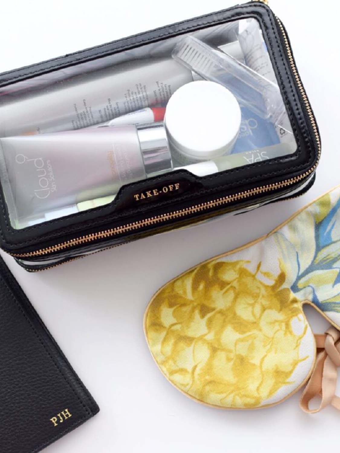 Anya Hindmarch Logo In-Flight Case Black