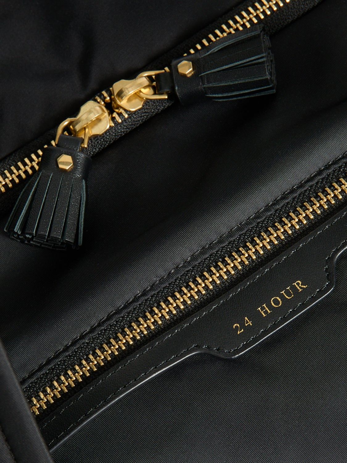 Anya Hindmarch 24 Hour Travel Bag Black | C