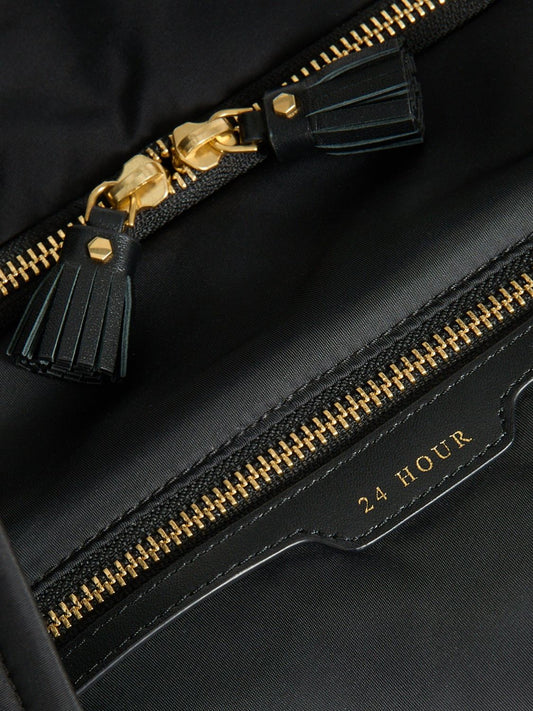 Anya Hindmarch 24 Hour Travel Bag Black | C