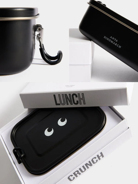 Anya Hindmarch Eyes Lunch Box Black