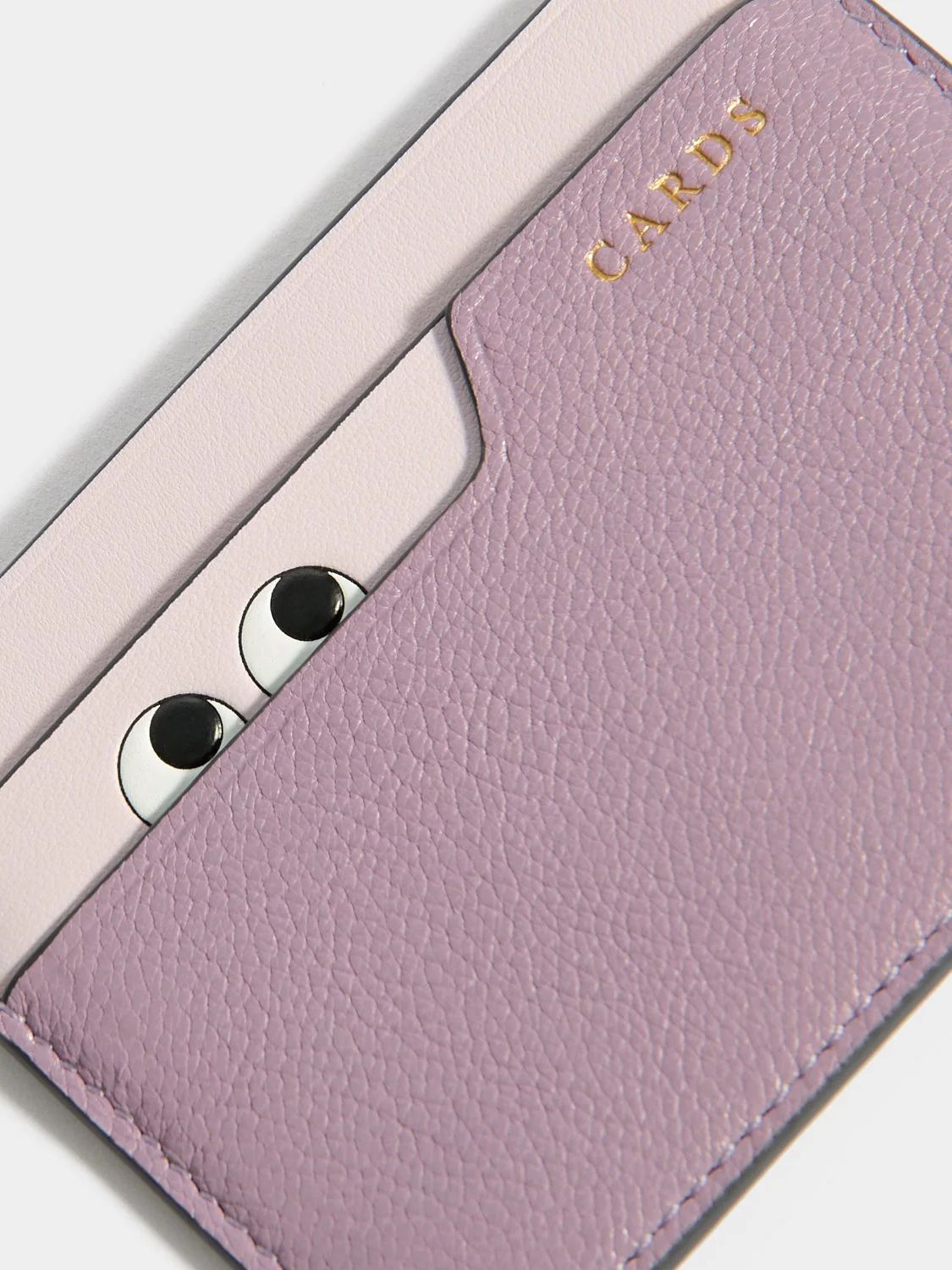 Peeping Eyes Card Case Iris Purple