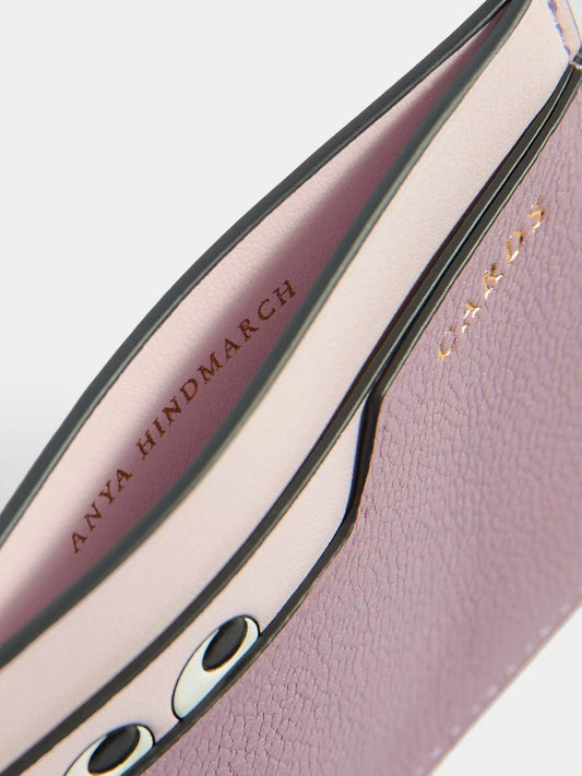 Peeping Eyes Card Case Iris Purple