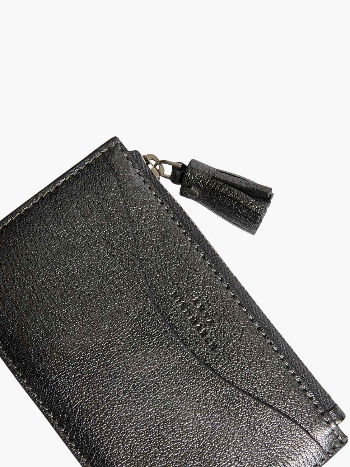 Anya Hindmarch Peeping Eyes Zip Card Case Anthracite Grey
