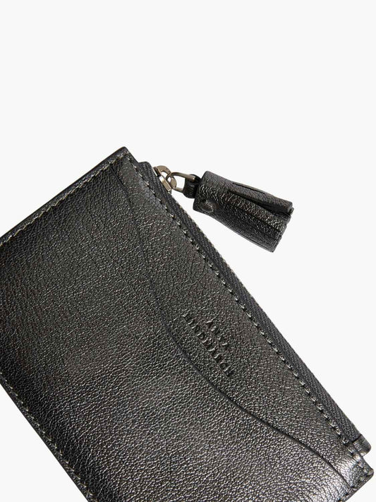Anya Hindmarch Peeping Eyes Zip Card Case Anthracite Grey