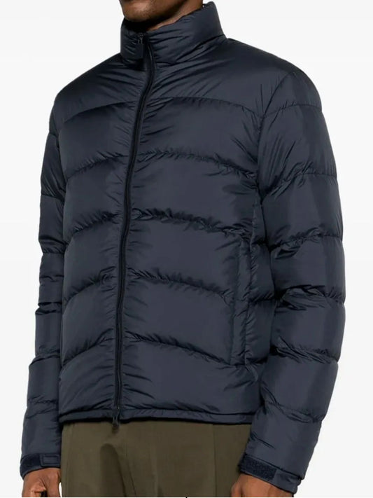 Aspesi Short Quilted Padded Jacket Navy