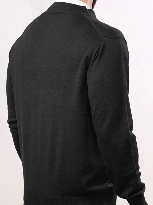 Aspesi Wool Cardigan Charcoal