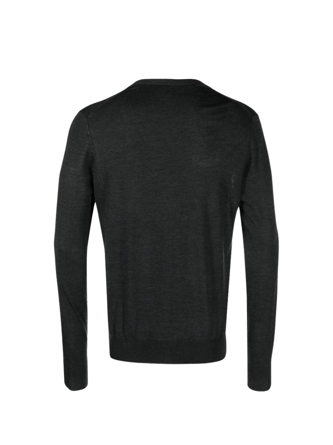 Aspesi Wool Cardigan Charcoal