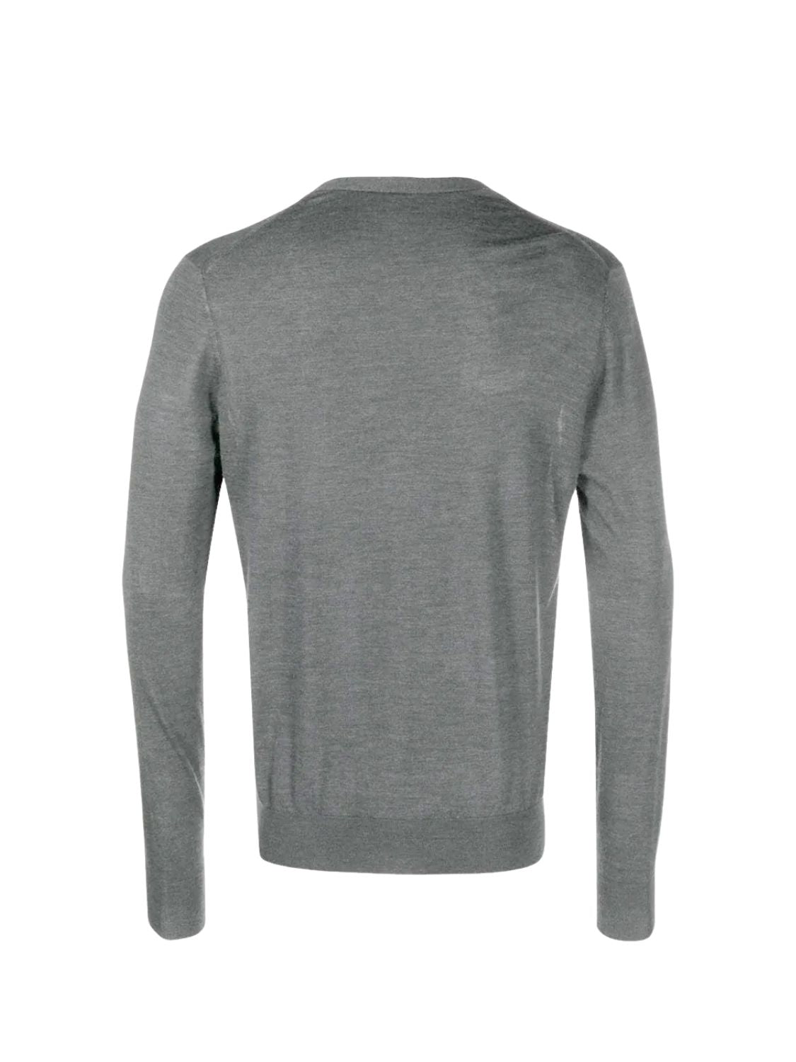 Aspesi Wool Cardigan Light Grey