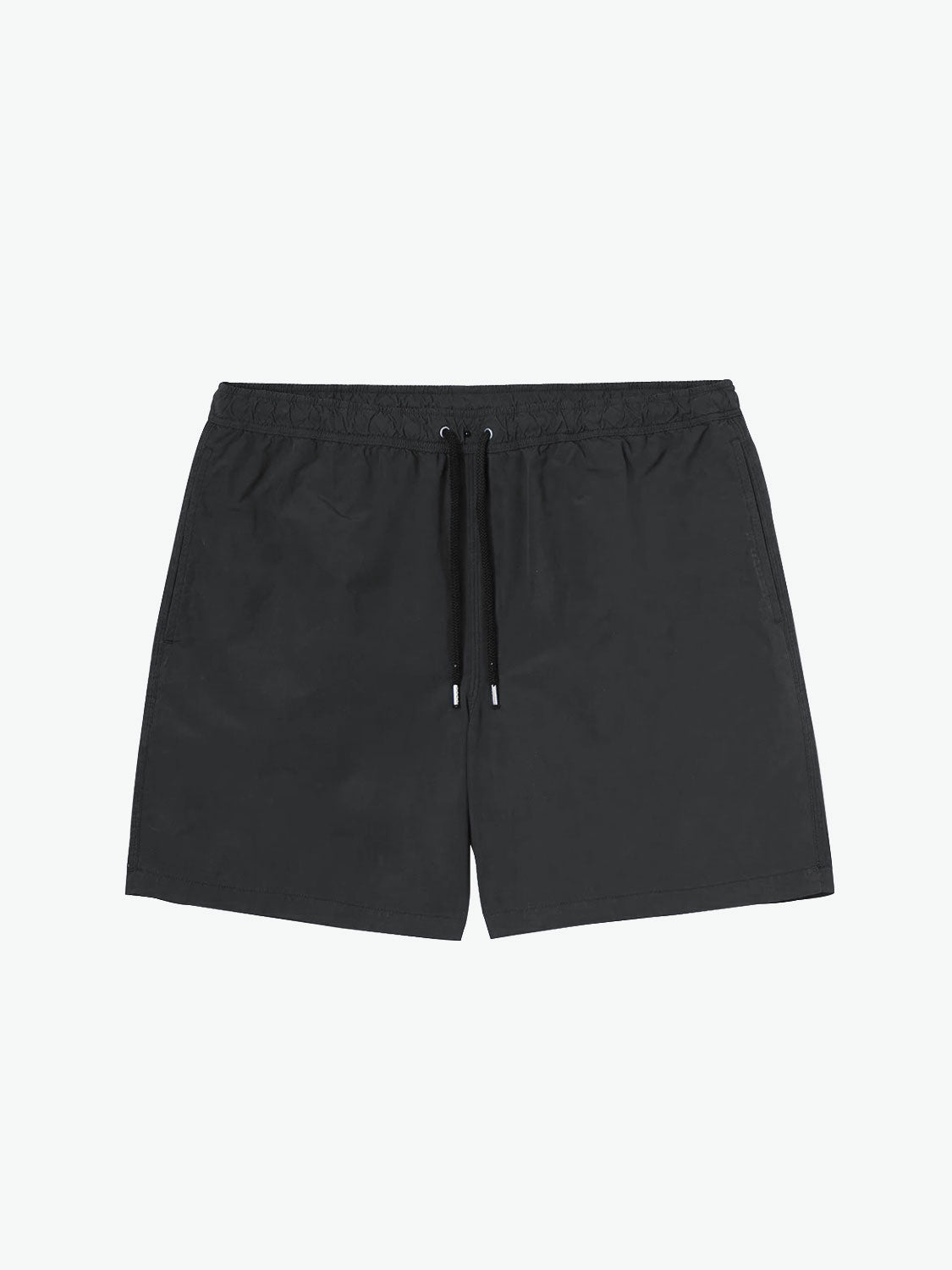 Aspesi Garment Dyed Nylon Trunks Flying Dutchman Charcoal Grey
