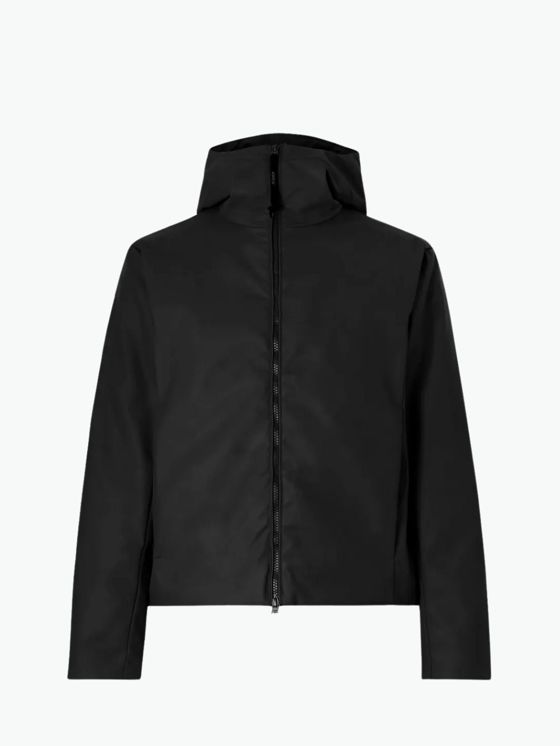 Aspesi Padded Shell Hooded Jacket Black