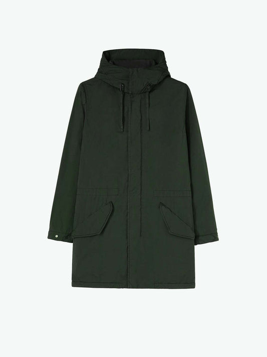 Aspesi Long Garment-Dyed Nylon Parka | The Project Garments - A