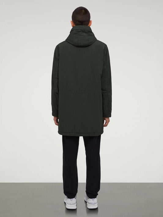 Aspesi Long Garment-Dyed Nylon Parka | The Project Garments - C
