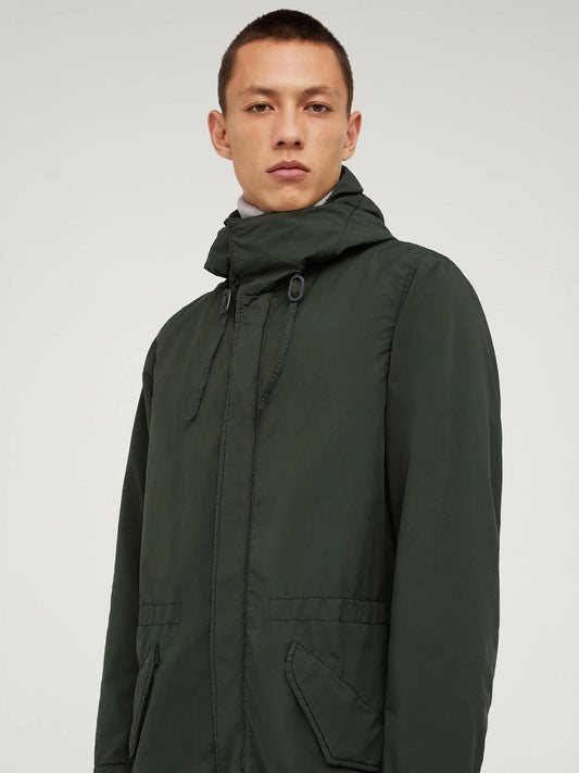 Aspesi Long Garment-Dyed Nylon Parka | The Project Garments - D