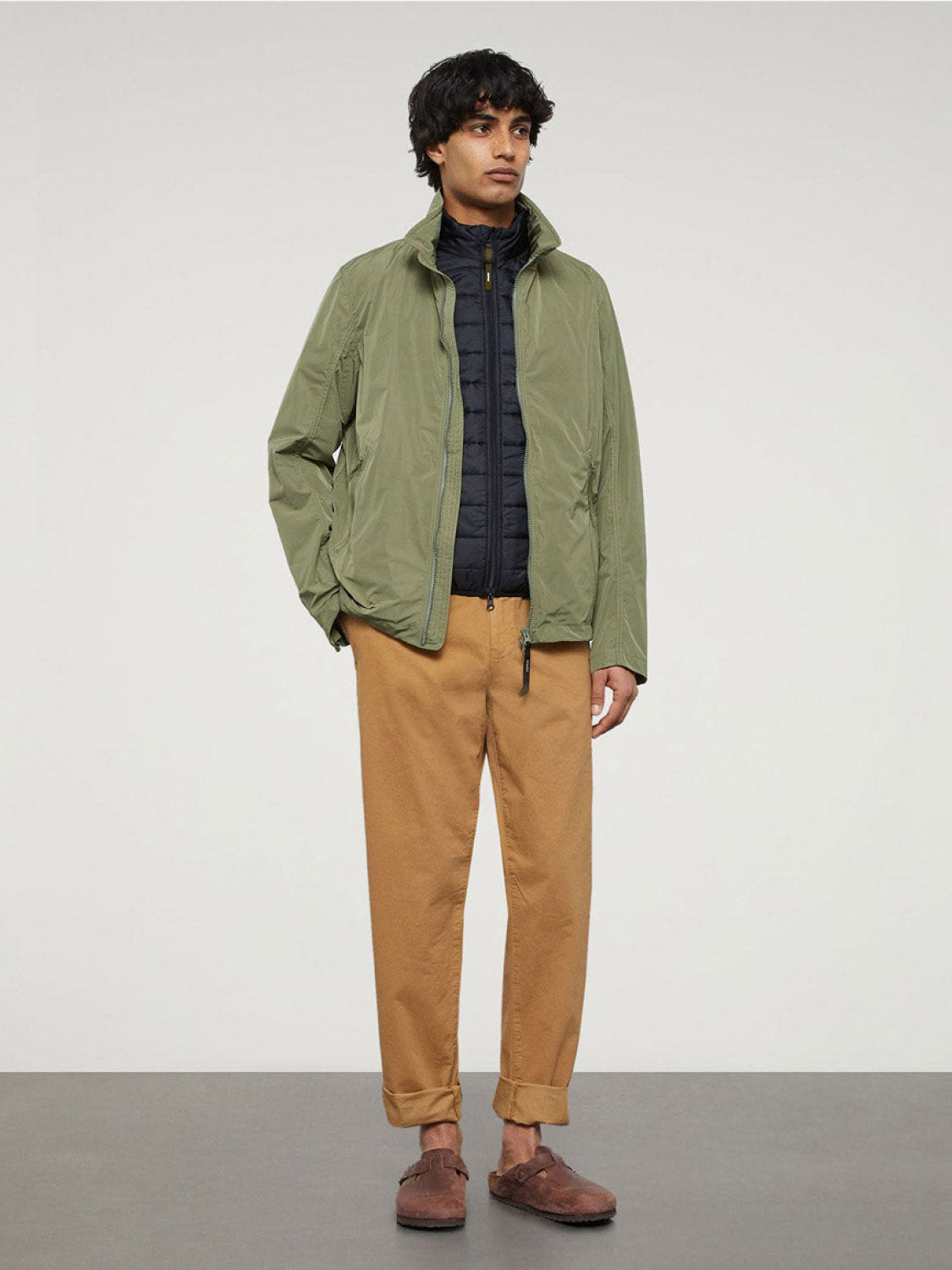 Aspesi Slim-Fit Quilted Shell Down Gilet Black | C