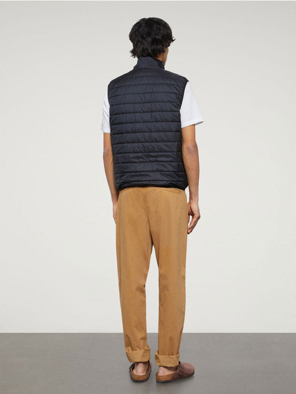 Aspesi Slim-Fit Quilted Shell Down Gilet Black | D