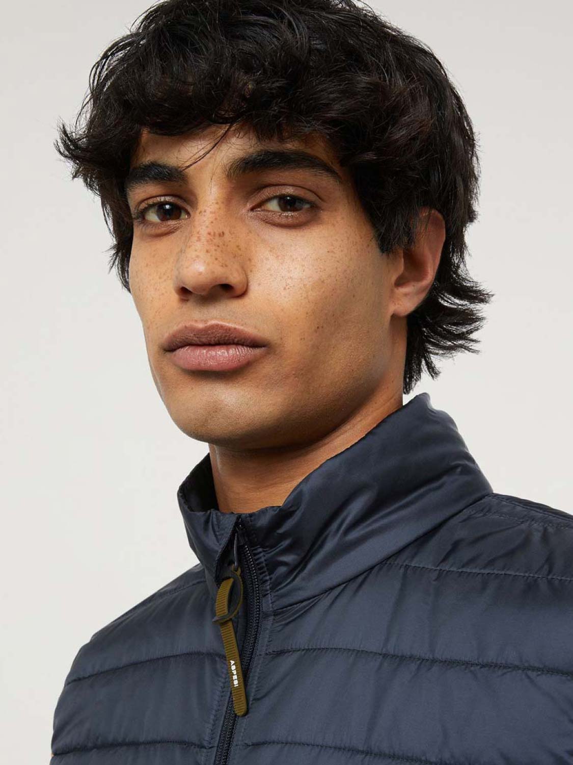 Aspesi Slim-Fit Quilted Shell Down Gilet Navy | B