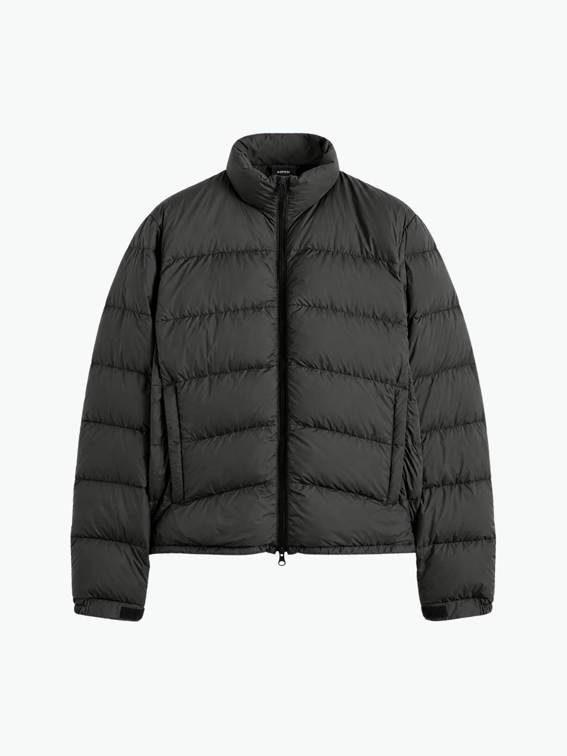 Aspesi Short Quilted Padded Jacket Anthracite