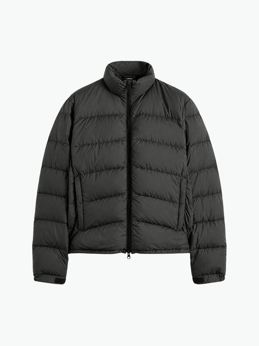 Aspesi Short Quilted Padded Jacket Anthracite