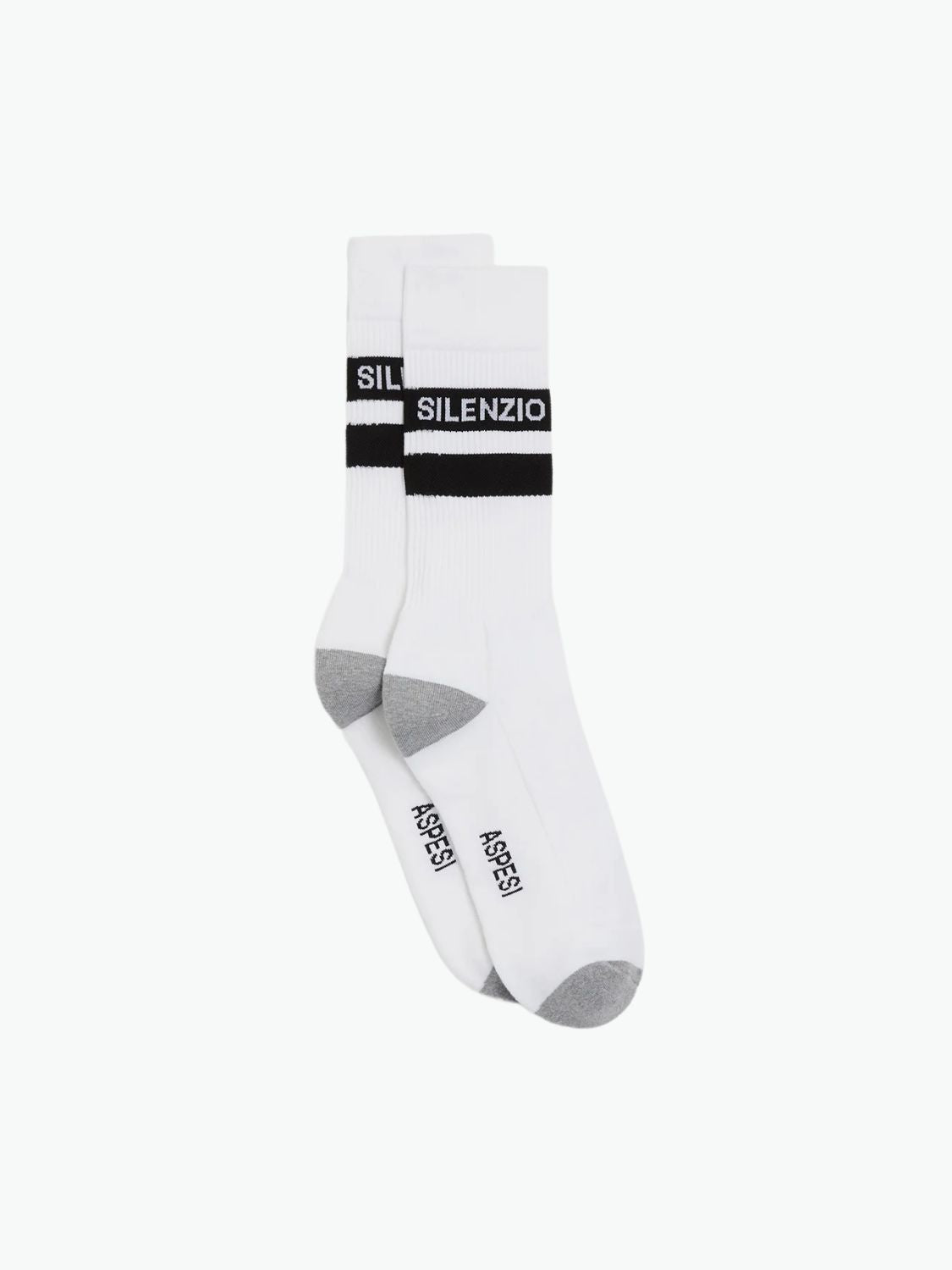 Aspesi Silenzio Socks Black Stripes White