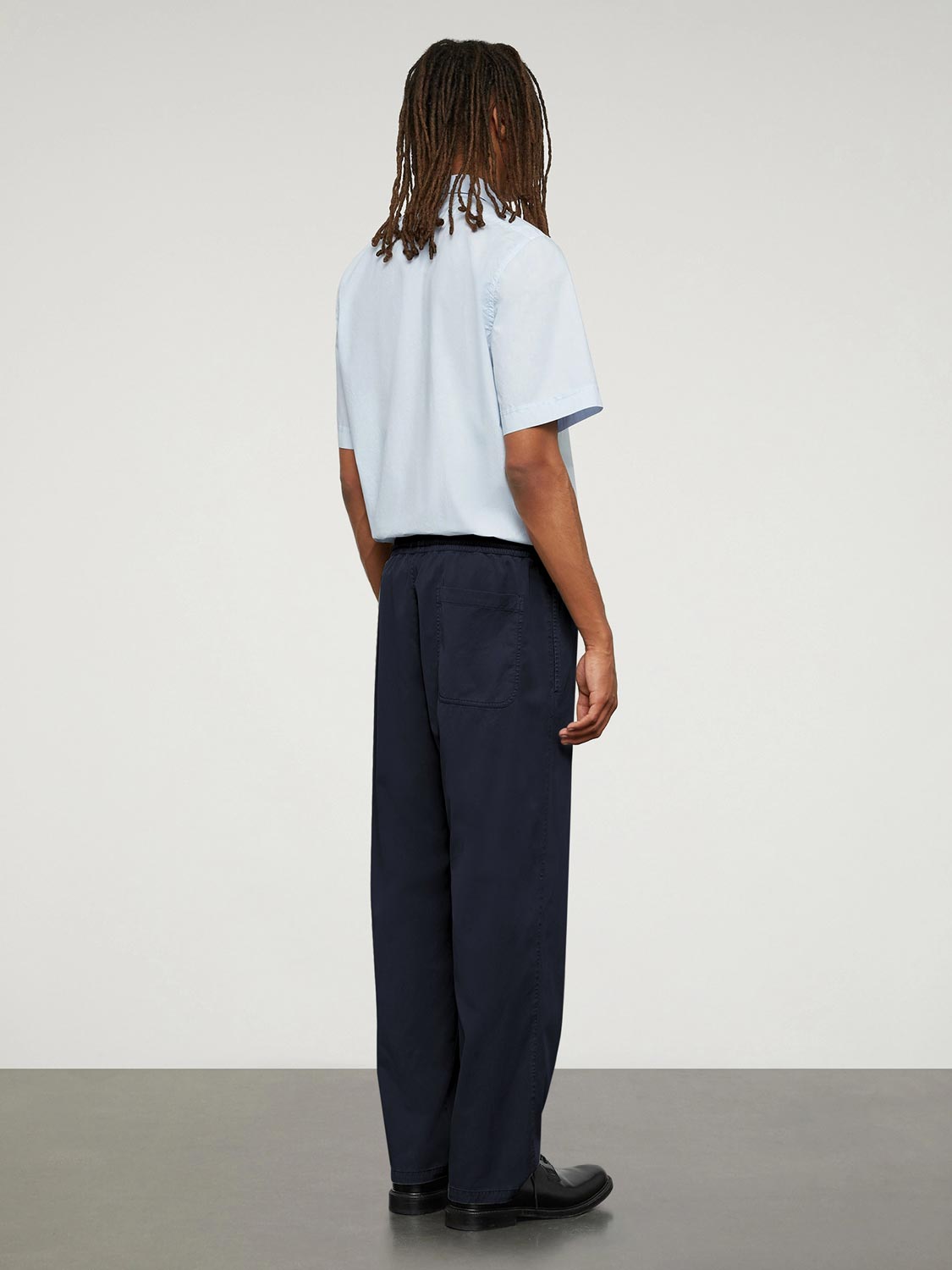 Aspesi Ventura Cotton Lyocell Pants Navy