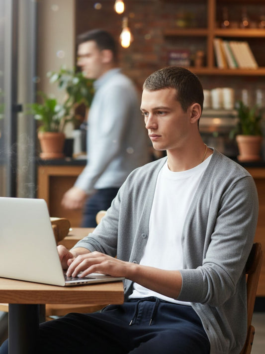 Aspesi Wool Cardigan Light Grey