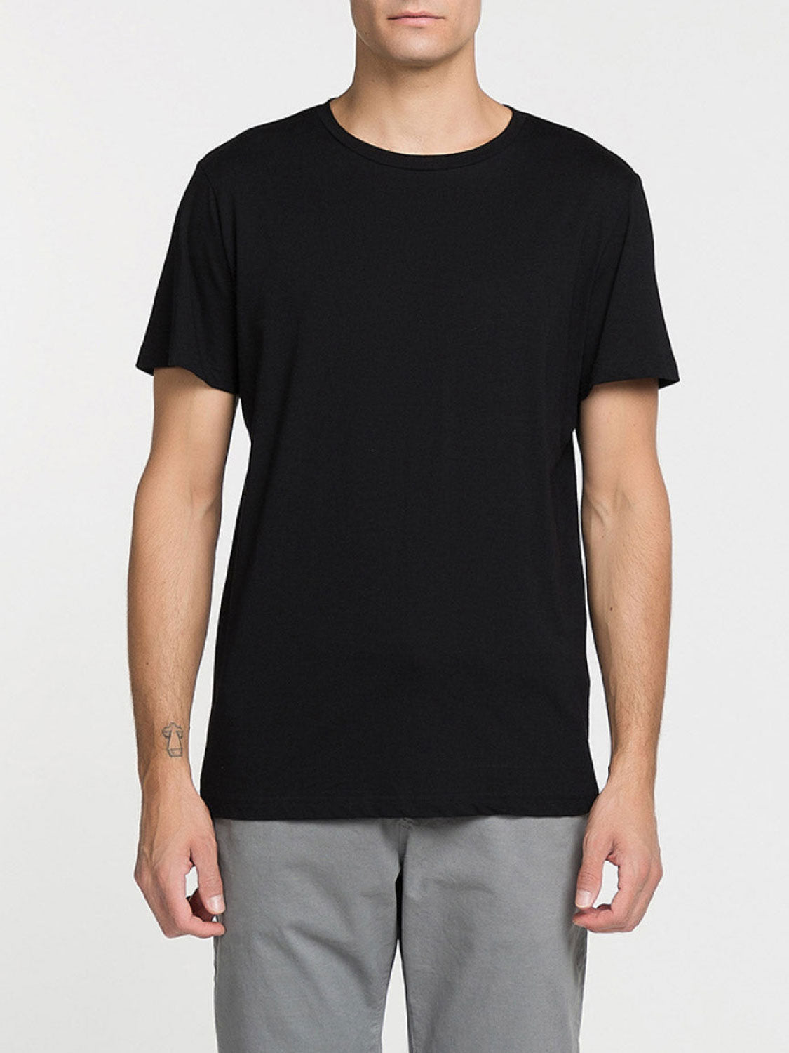 The Project Garments Band V2 Crew Neck Short Sleeve T-Shirt Black