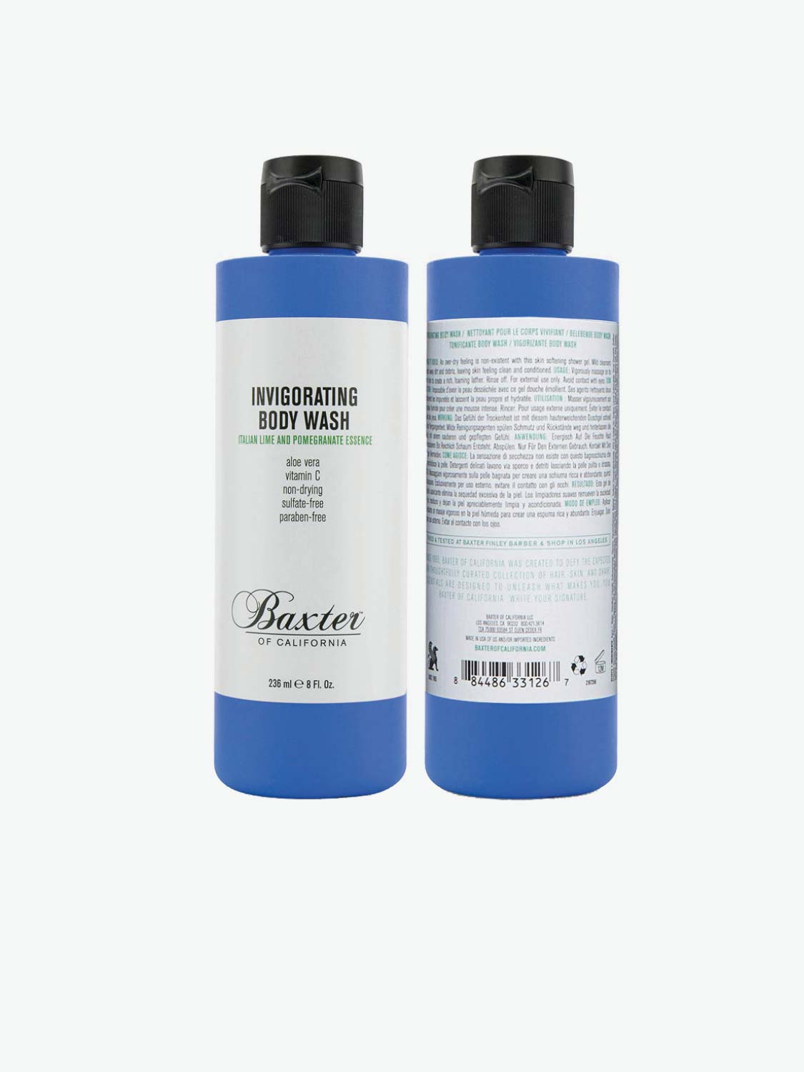 Baxter of California Invigorating Body Wash Lime and Pomegranate | B