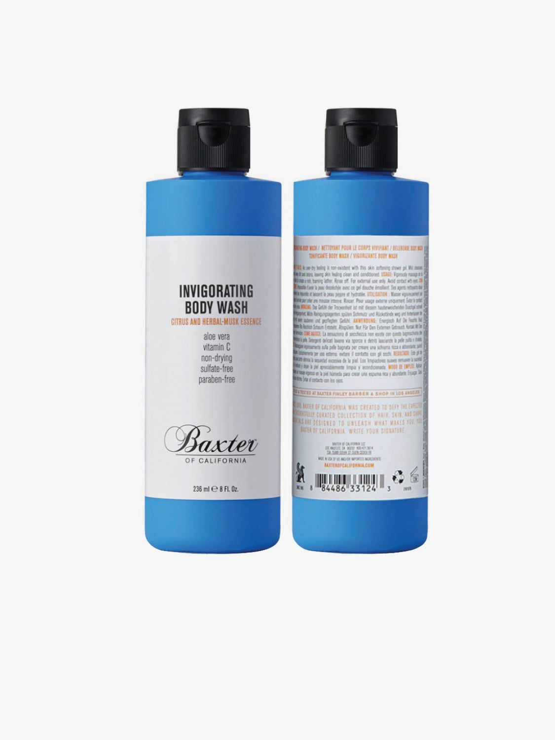 Baxter of California Invigorating Body Wash Citrus and Herbal Musk | B