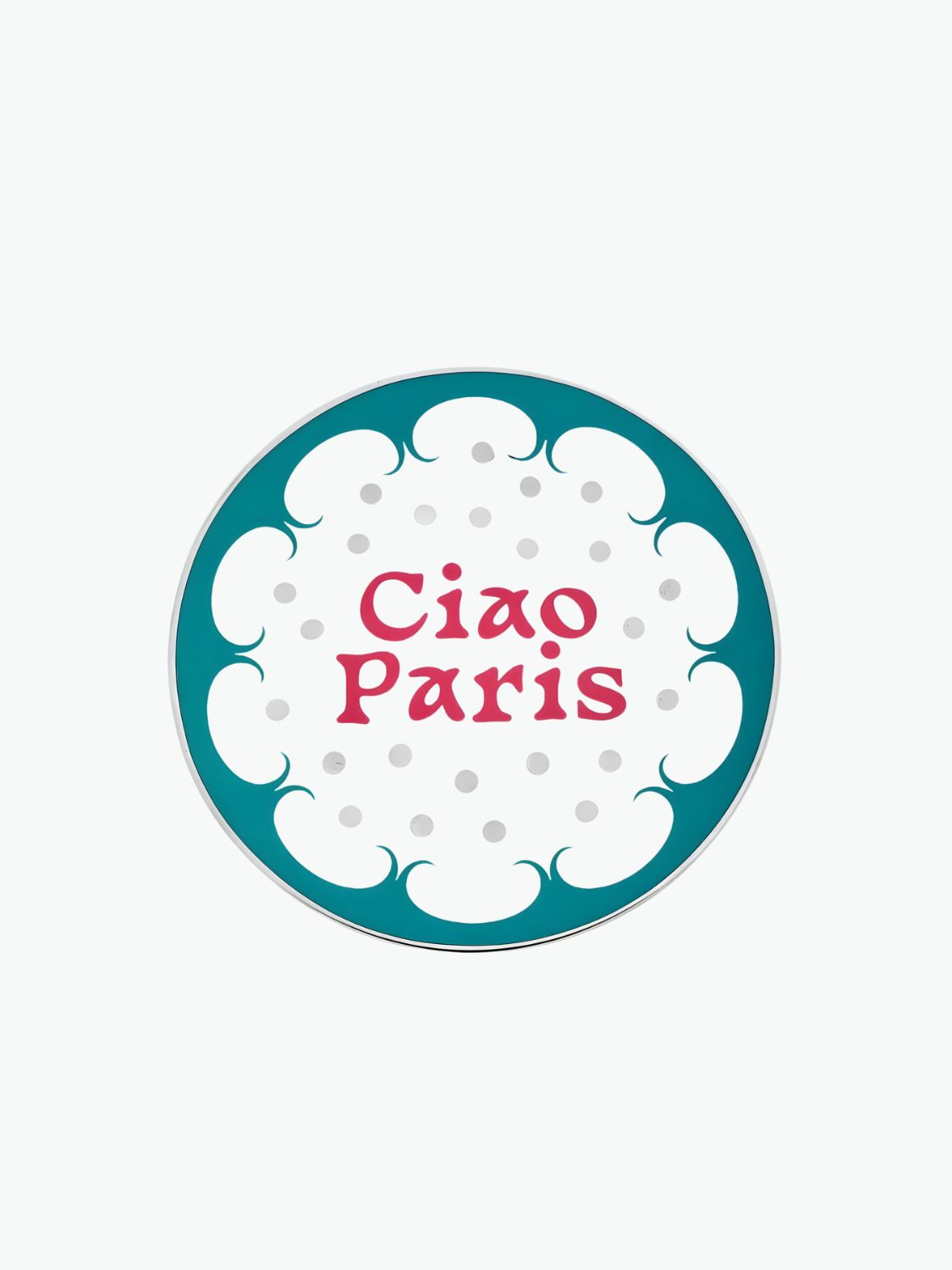 Bitossi Ciao Paris Porcelain Plate