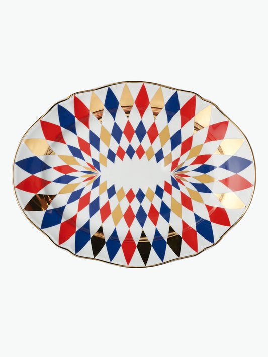 Πιάτο Φαγητού από Πορσελάνη Bitossi Frameworks Porcelain Oval Platter